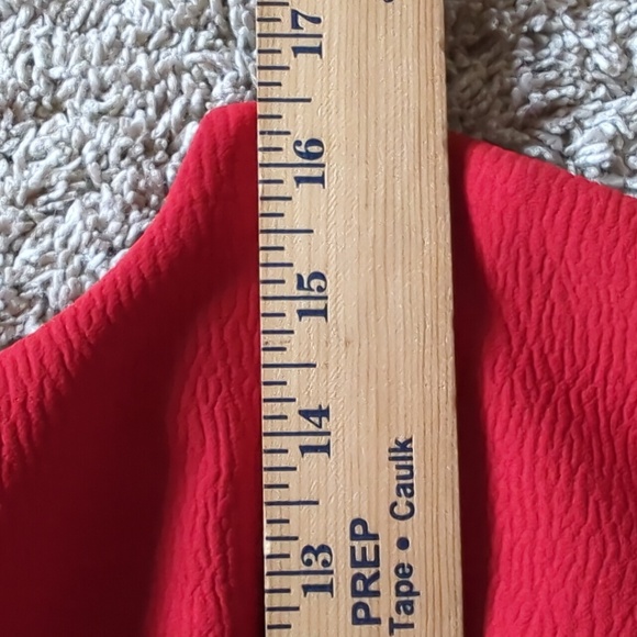 Calvin Klein Red Sleeveless Midi Sheath Dress Size 2 - Picture 10 of 13